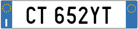 Truck License Plate